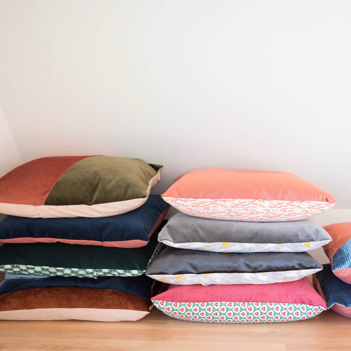Gray Velvet Pillow Cover