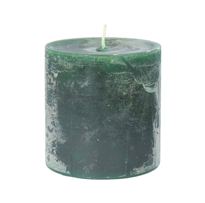 Green Pillar Candle 10cm