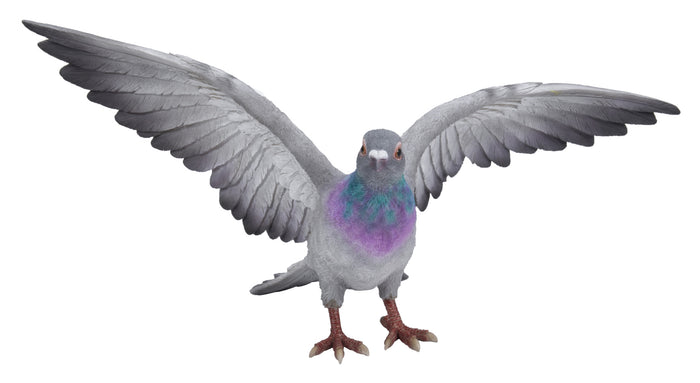 Pigeon With Spread Wings Statue HI-LINE GIFT LTD.