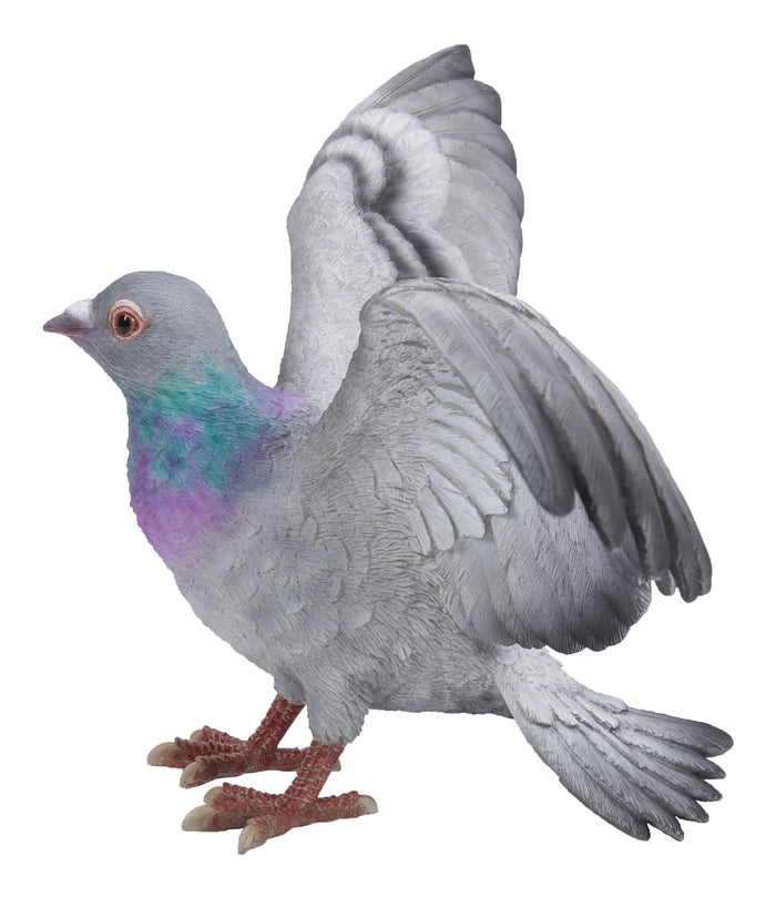 Pigeon With Spread Wings Statue HI-LINE GIFT LTD.