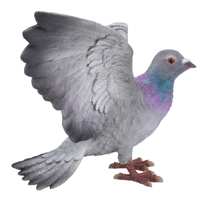 Pigeon With Spread Wings Statue HI-LINE GIFT LTD.