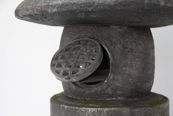 Grey Stone Pagoda Lantern HI-LINE GIFT LTD.