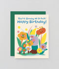 Growing Up Fast Birthday Kids Card