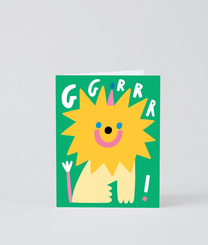 GRRR Lion Kids Card