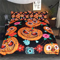 Halloween Pumpkins Duvet Bedding Set