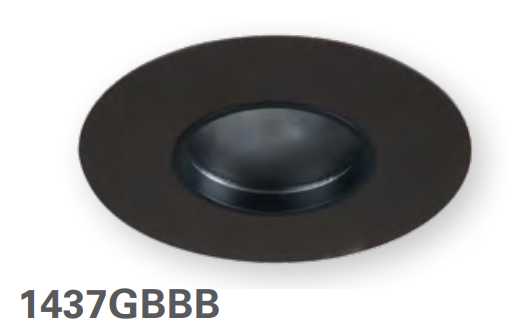 HALO 1437GBBB 4" Round Pinhole, Diffuse Lens, 35 degree Tilt, German Bronze with Black Baffle - Ready Wholesale Electric Supply and Lighting