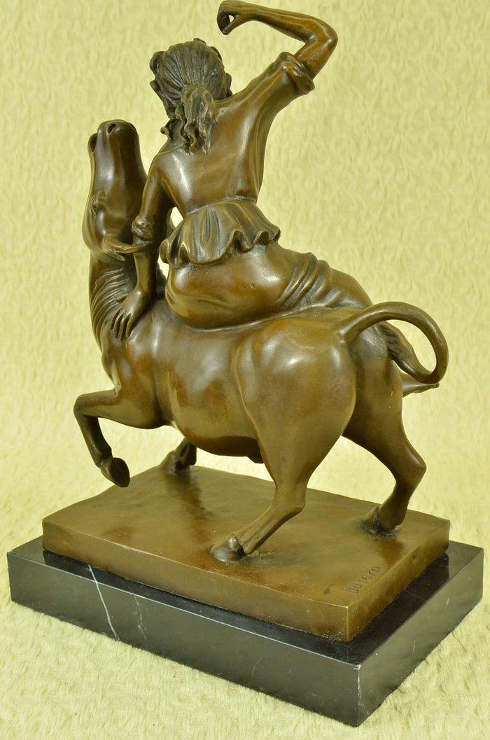 Handmade Bronze figure Signed Botero sculpture Bronze Figure Lost Wax Method
