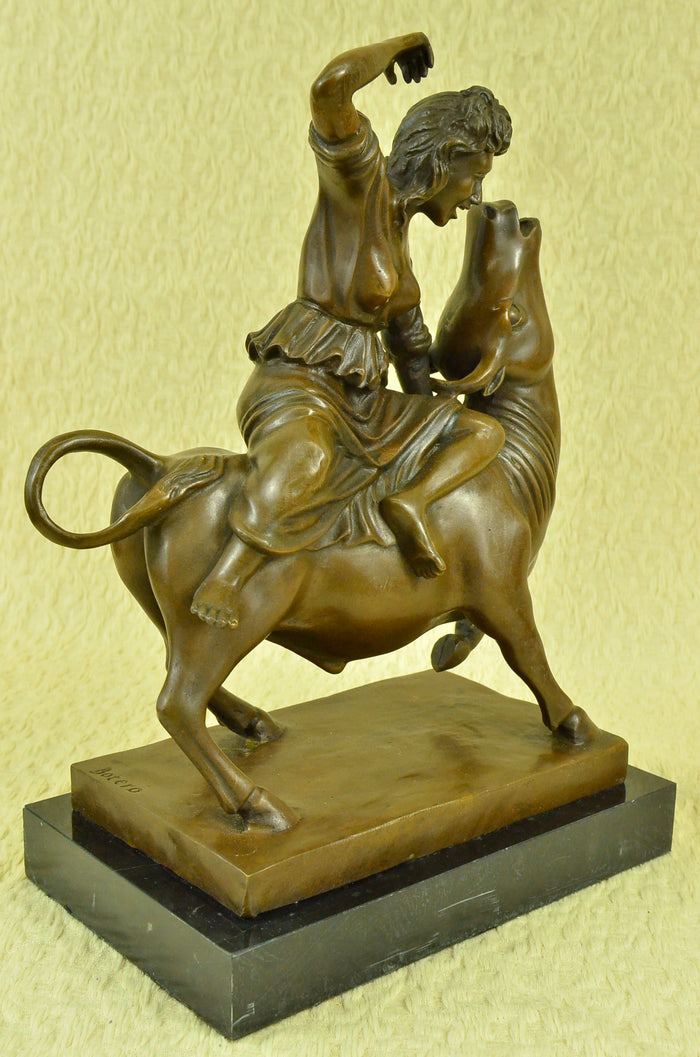 Handmade Bronze figure Signed Botero sculpture Bronze Figure Lost Wax Method