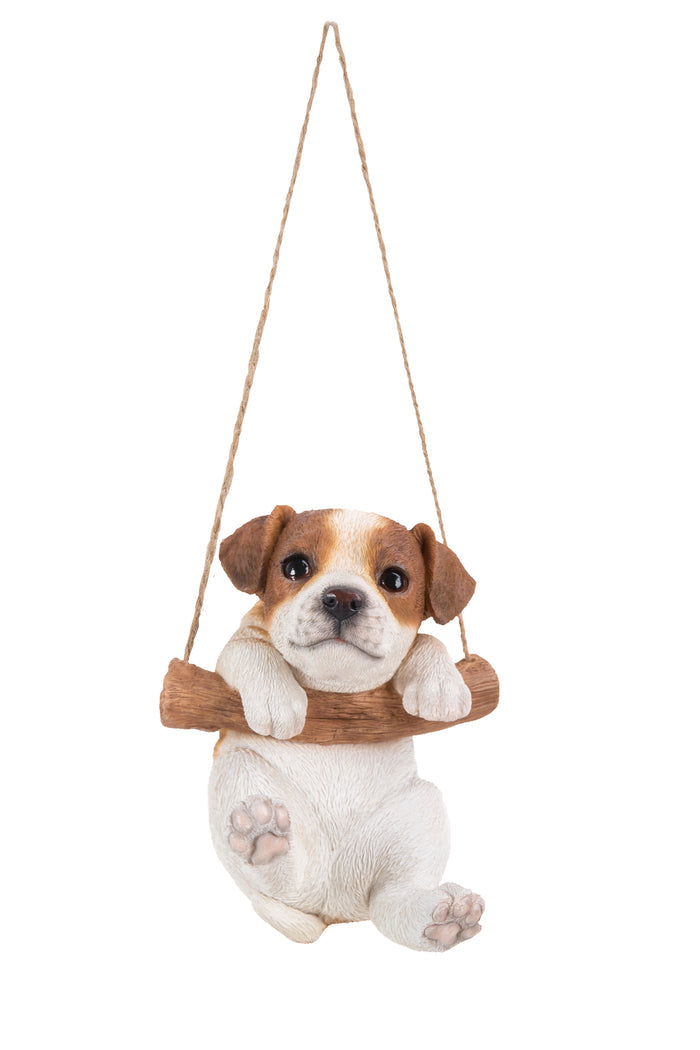Hanging Jack Russell Terrier Puppy Statue Hi-Line Gift Ltd.