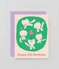Happy 5th Birthday Kids Age Card
