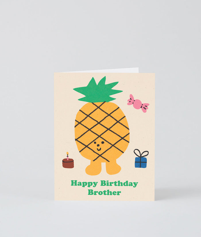 Happy Birthday Brother Kids Card