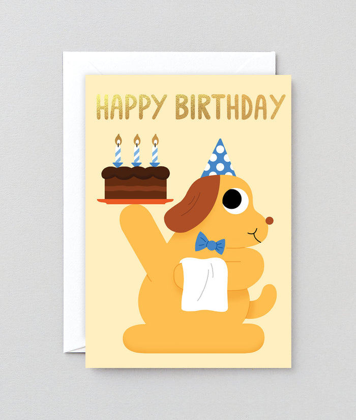 Happy Birthday Cake & Dog