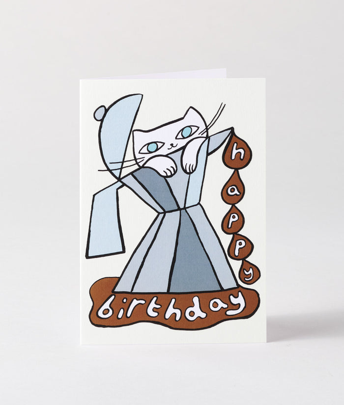 Happy Birthday Cat & Coffee