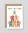 Happy Birthday Cat Stack