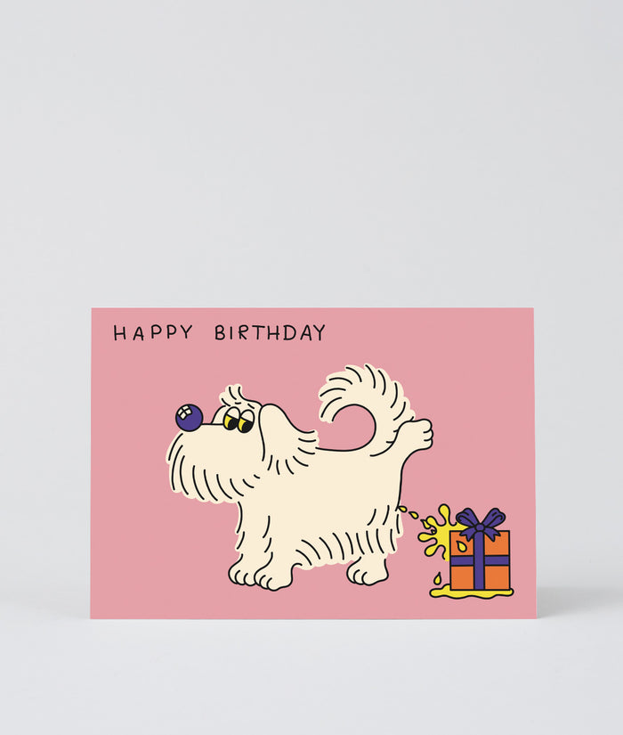 Happy Birthday Dog Pee