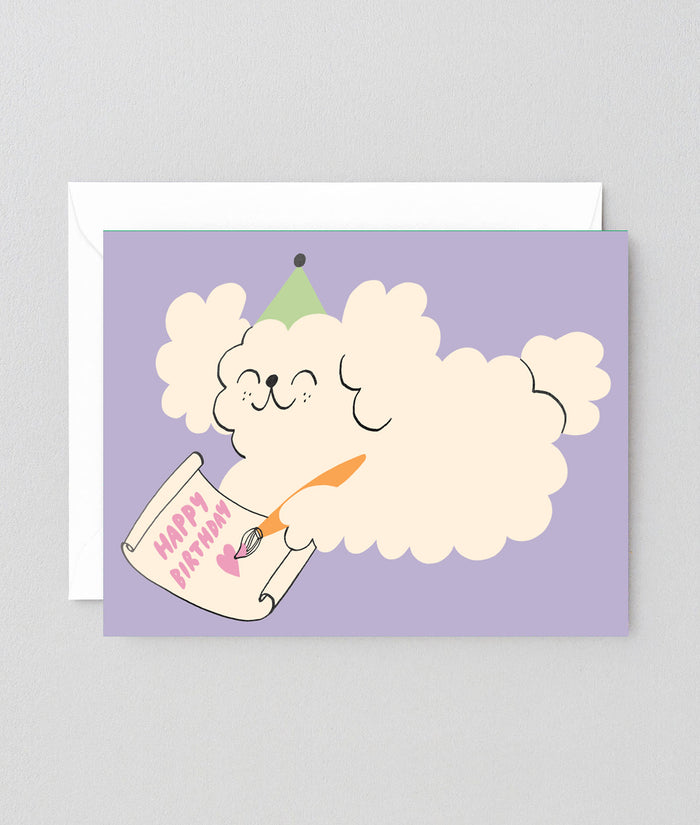 Happy Birthday Painting Kids Card
