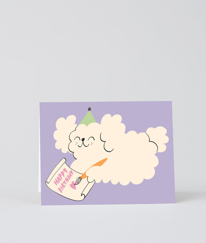 Happy Birthday Painting Kids Card