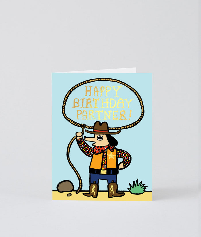 Happy Birthday Partner Kids Card