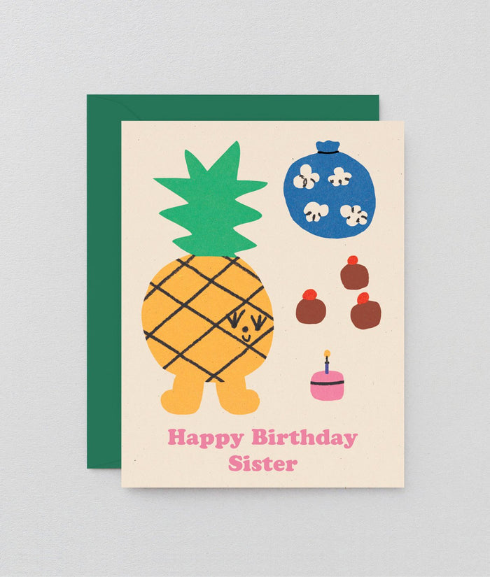 Happy Birthday Sister Kids Card