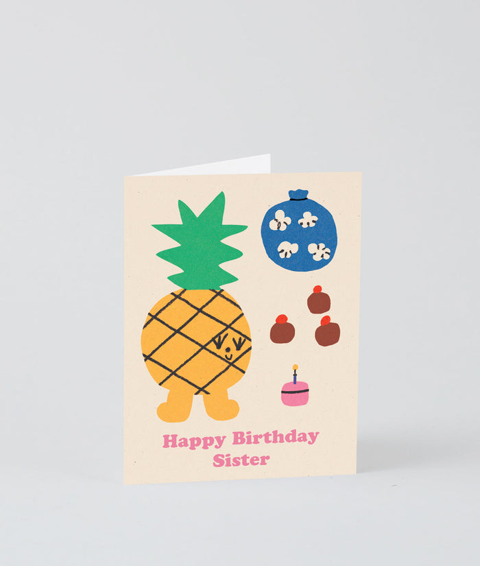 Happy Birthday Sister Kids Card