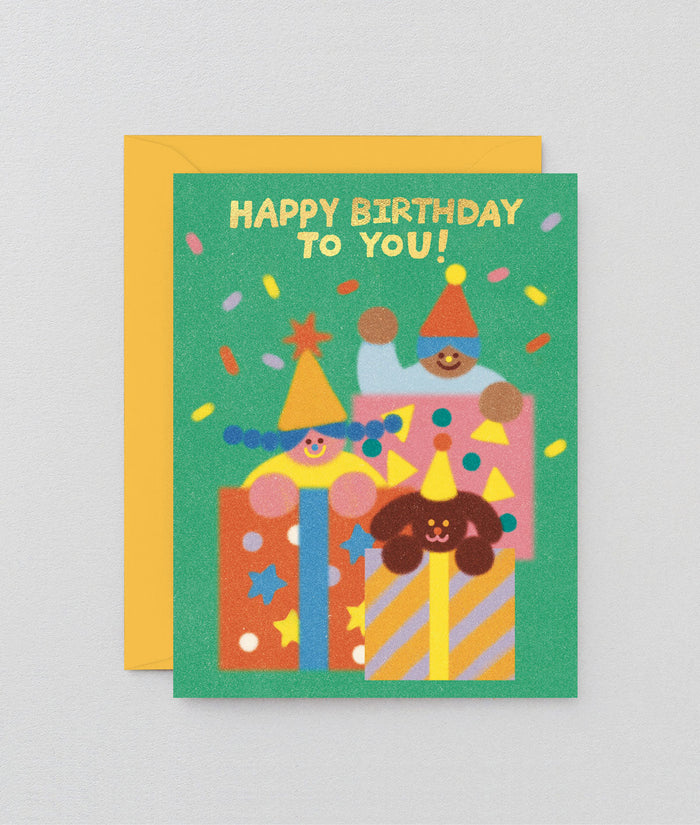 Happy Birthday To You Presents Kids Card
