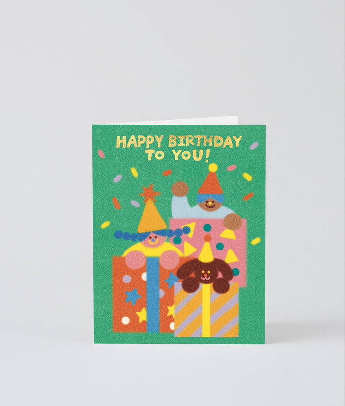 Happy Birthday To You Presents Kids Card
