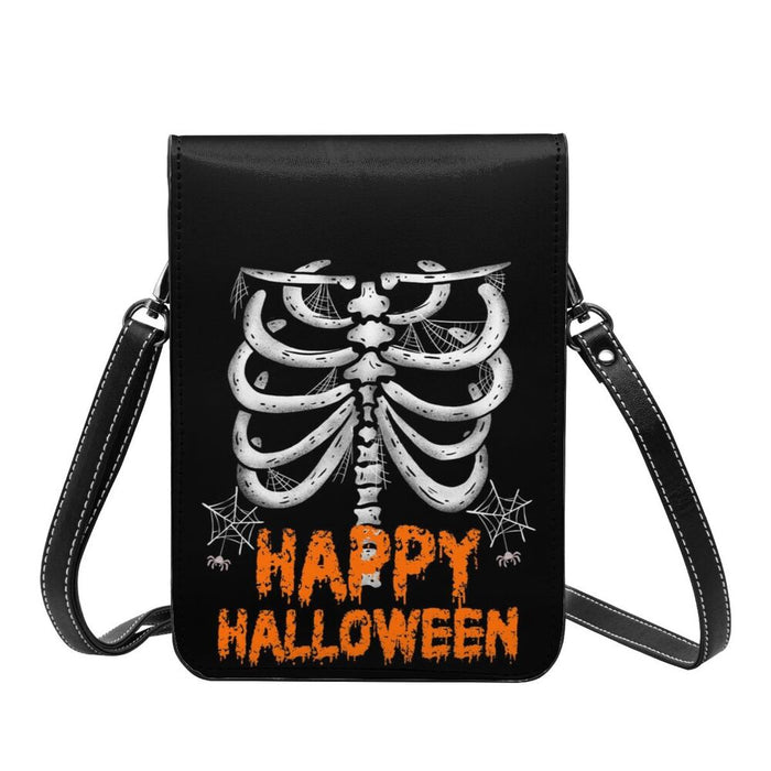 Happy Halloween Mini Skeleton Shoulder Bag