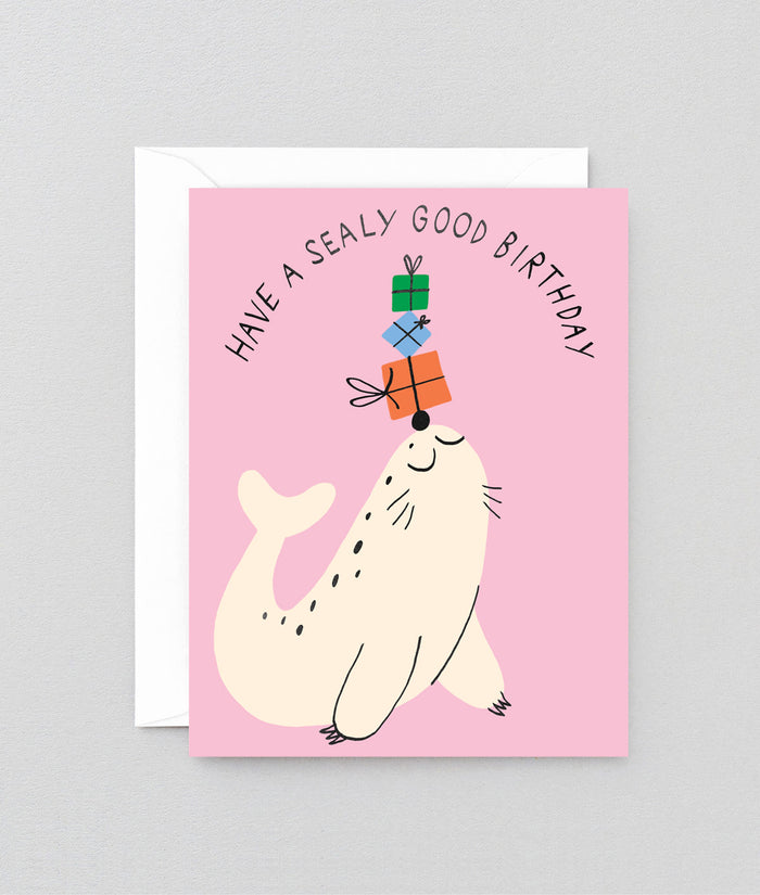 Have A Sealy Good Birthday Kids Card