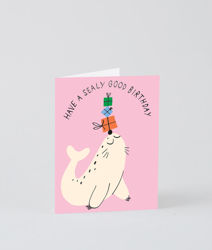 Have A Sealy Good Birthday Kids Card