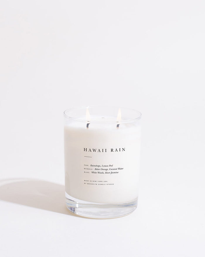 Hawaii Rain Classic 2-Wick Candle Escapist Collection Brooklyn Candle Studio