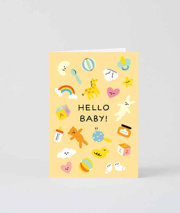 Hello Baby Greeting Card