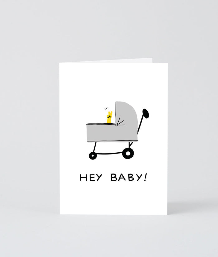 Hey Baby Greeting Card