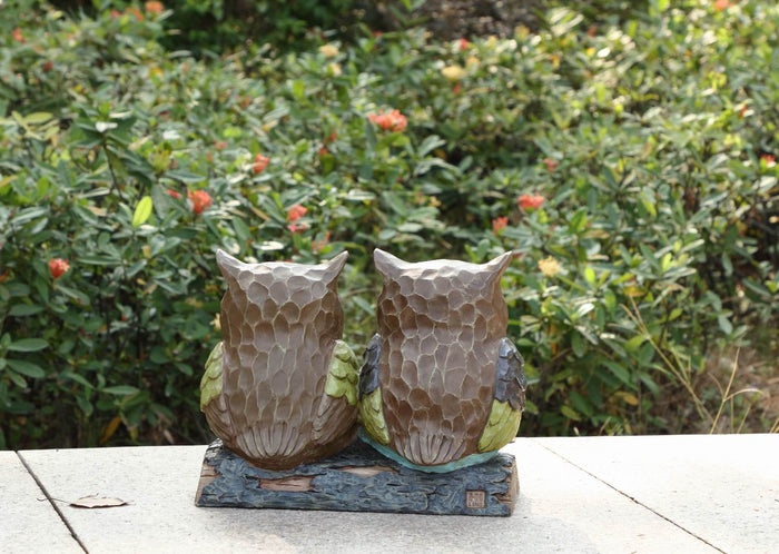 Hi-Line Exclusive - Owl Couple With  Welcome Sign HI-LINE GIFT LTD.