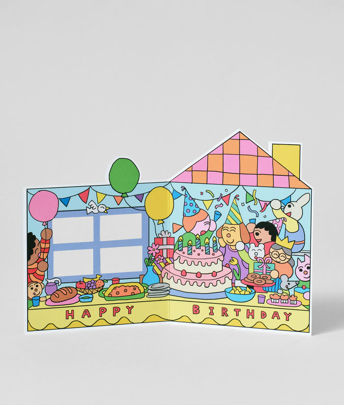 House Party Kids Birthday Card
