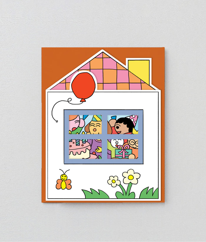 House Party Kids Birthday Card