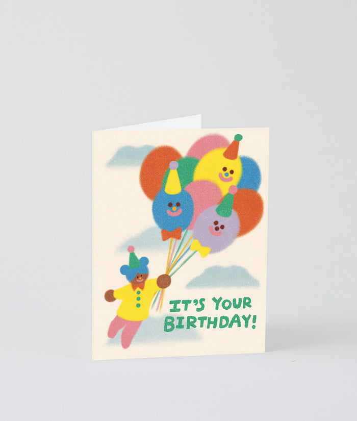 It's Your Birthday Balloons Kids Card