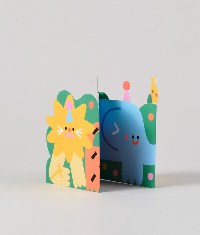 Jungle Fold Out Card