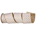 Kismet Glitter Print Velvet Ribbon, 4"X5YD