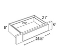 KNEE DRAWER - Prima Light French Gray