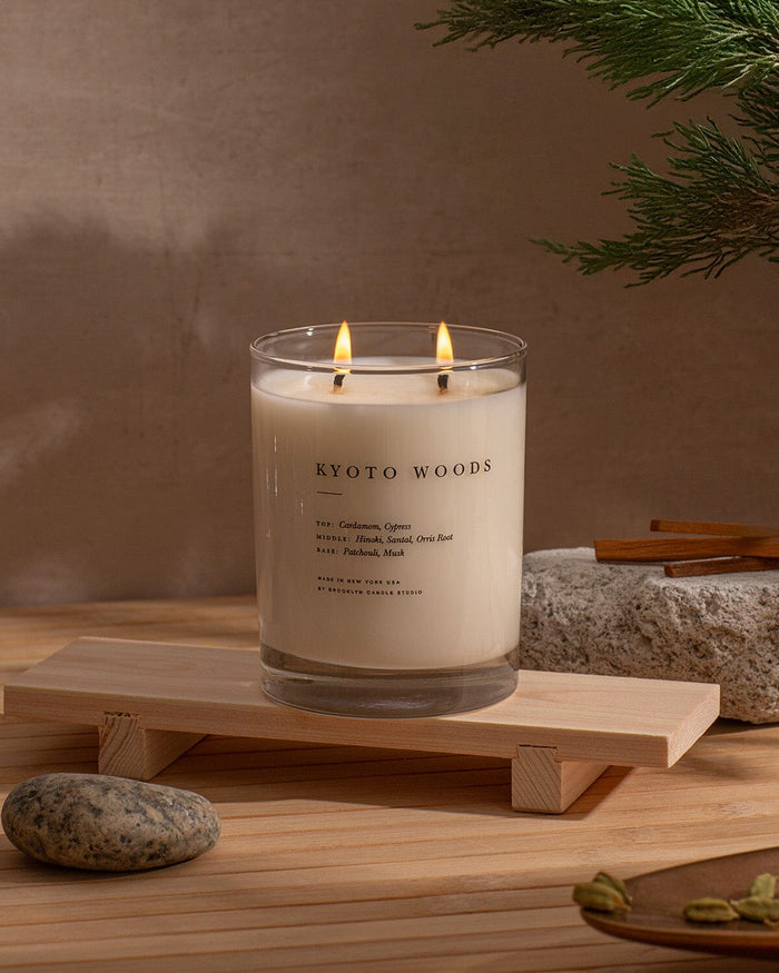 Kyoto Woods Classic 2-Wick Candle Escapist Collection Brooklyn Candle Studio