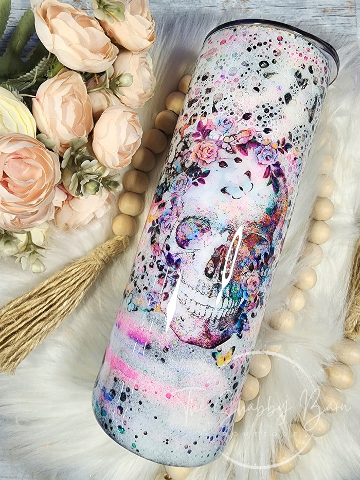 Laced Floral Skull