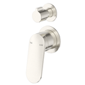Lantra Brushed Nickel Shower Mixer Diverter - 2P - Trim Kit Only