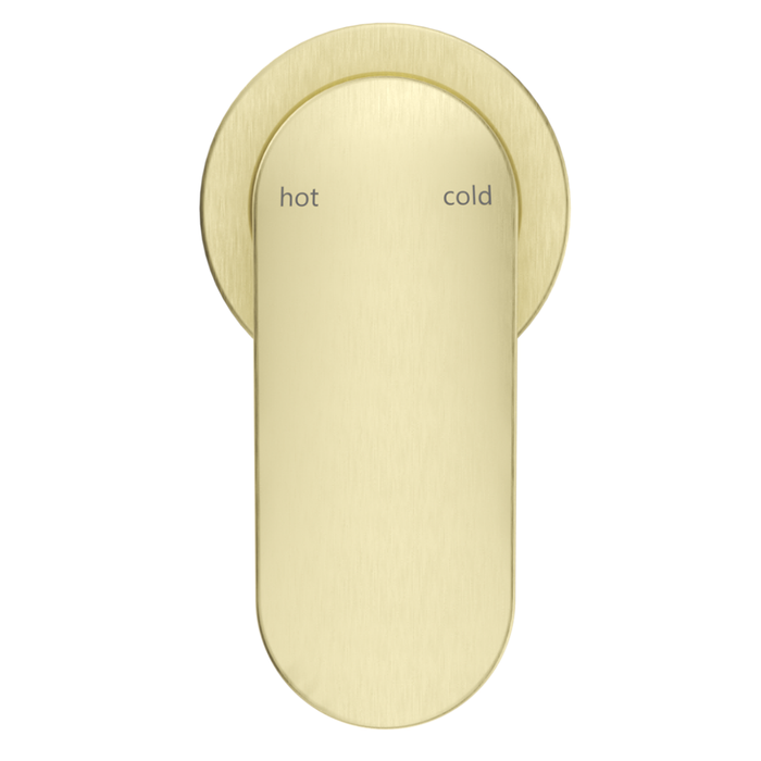 Lantra French Gold Shower Mixer - Round Plate - Trim Kit Only