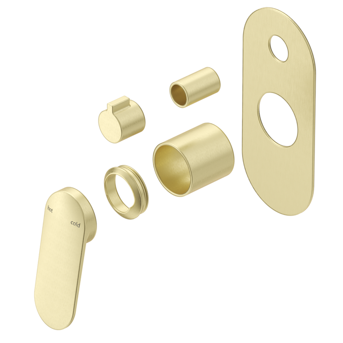 Lantra French Gold Shower Mixer Diverter - 1P - Trim Kit Only