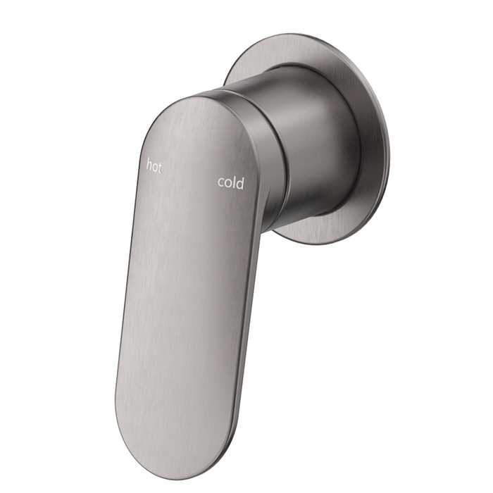 Lantra Gun Metal Shower Mixer - Round Plate - Trim Kit Only