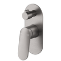 Lantra Gun Metal Shower Mixer Diverter - 1P - Trim Kit Only