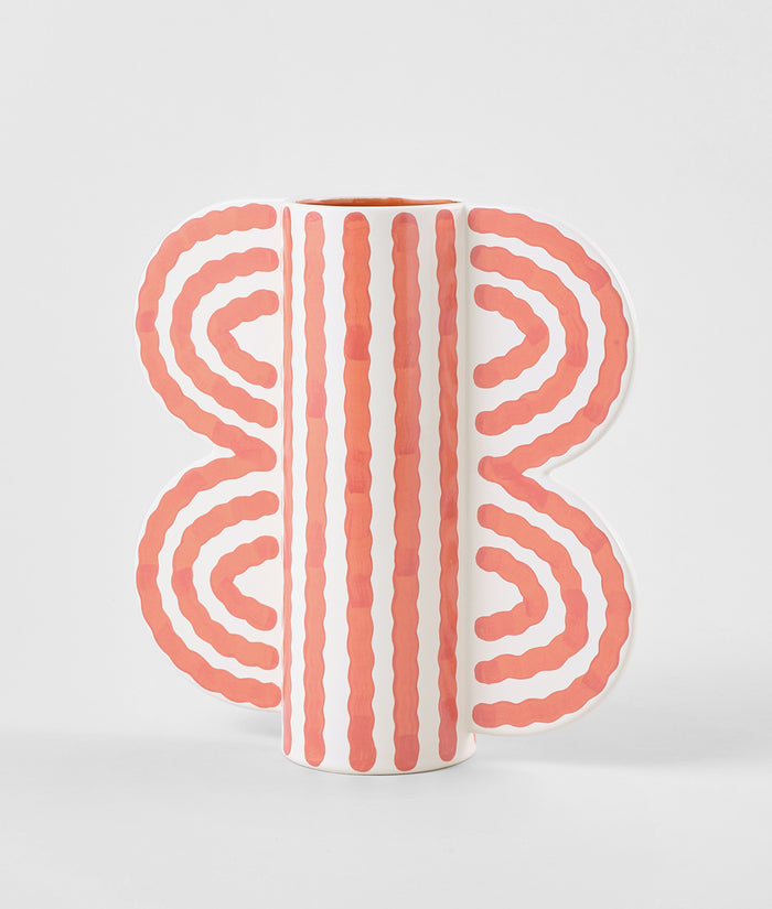 Large Butterfly Vase BLUE