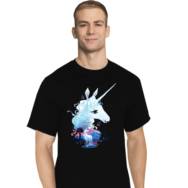 Secret_Shirts T-Shirts, Tall / Large / Black Last Unicorn.