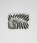 Leaves Charcoal Small Rectangle Serving Tray