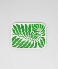 Leaves Spring Green Small Rectangle Serving Tray